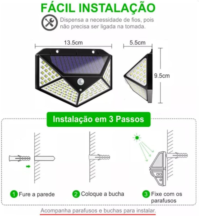 Luminária Solar SmartLight + FRETE GRÁTIS